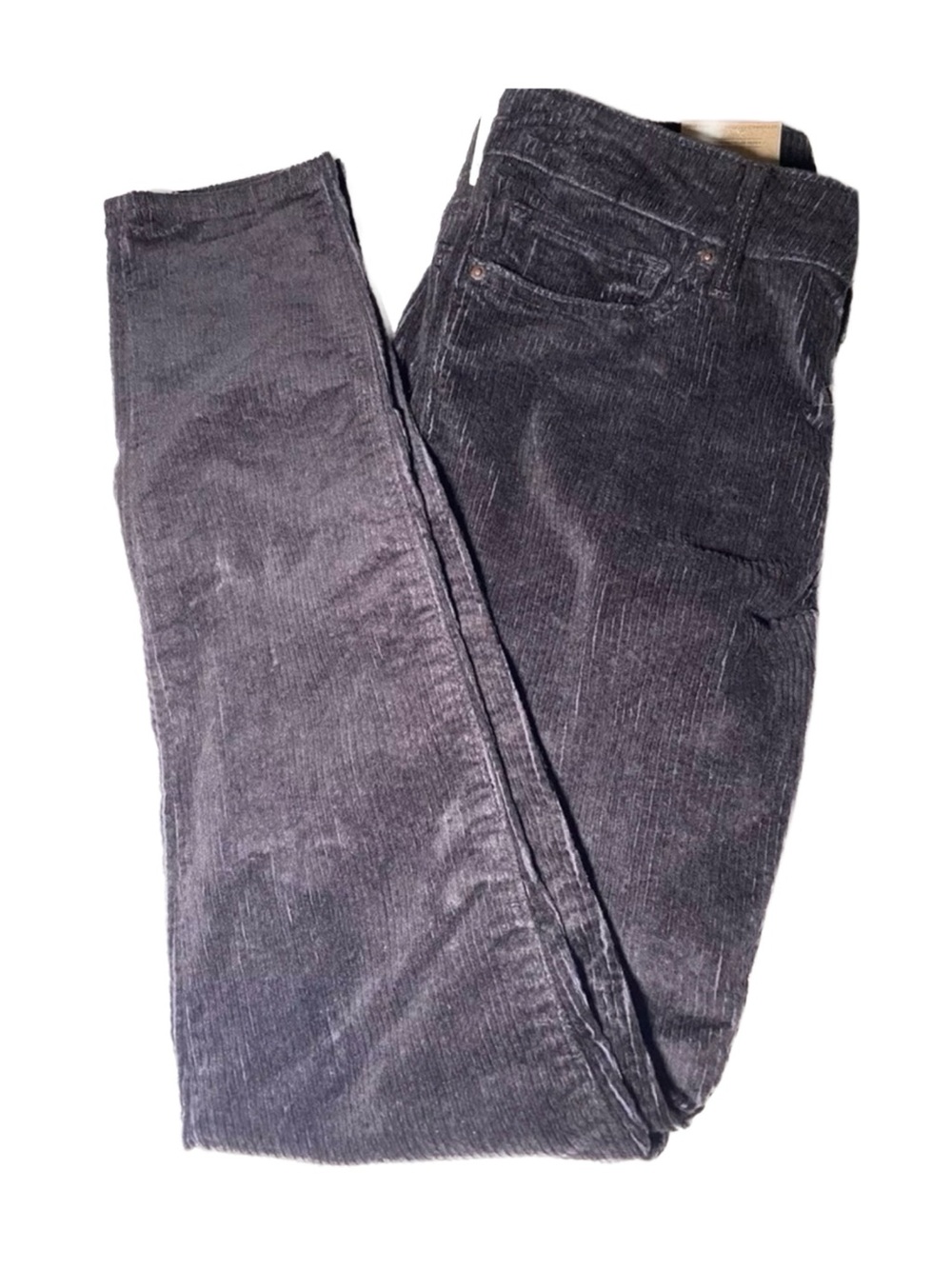 New Women’s Levi’s 711 Skinny Black Corduroy Pants, 30x30